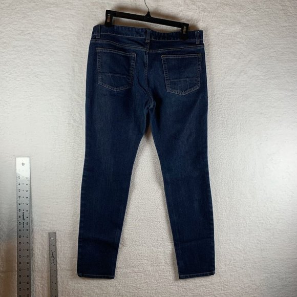 Lands' End Canvas Jeans Women's 31 Blue Denim Stretch Super Slim Fit Skinny 7878 - Picture 8 of 9